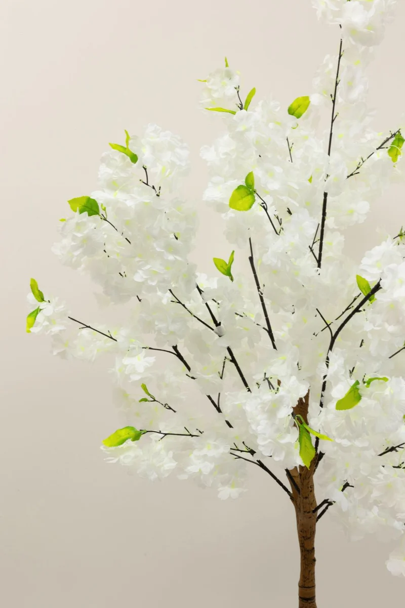 Künstliche Kirschblüte 150 cm Weiß