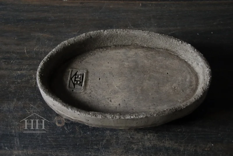 Betonnen schaaltje OVAAL 21,5 cm eigen label Hillary'sHome