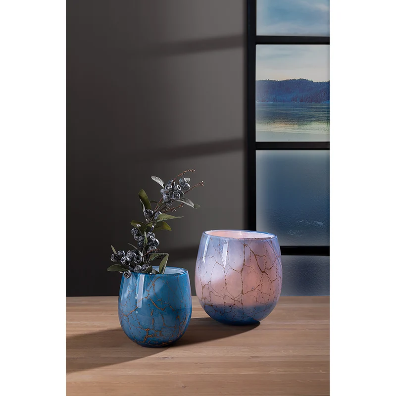 COSMIC Vase goldfarben