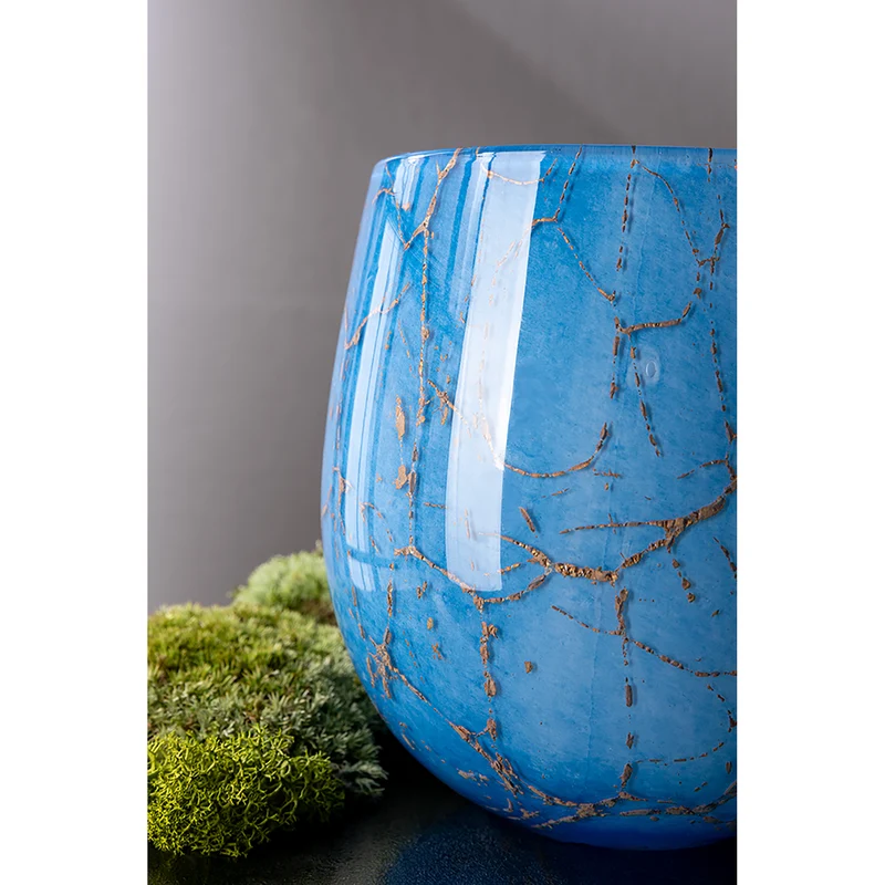 COSMIC Vase goldfarben