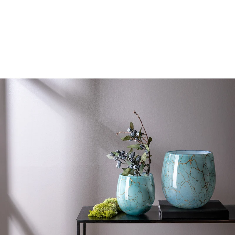 COSMIC Vase goldfarben
