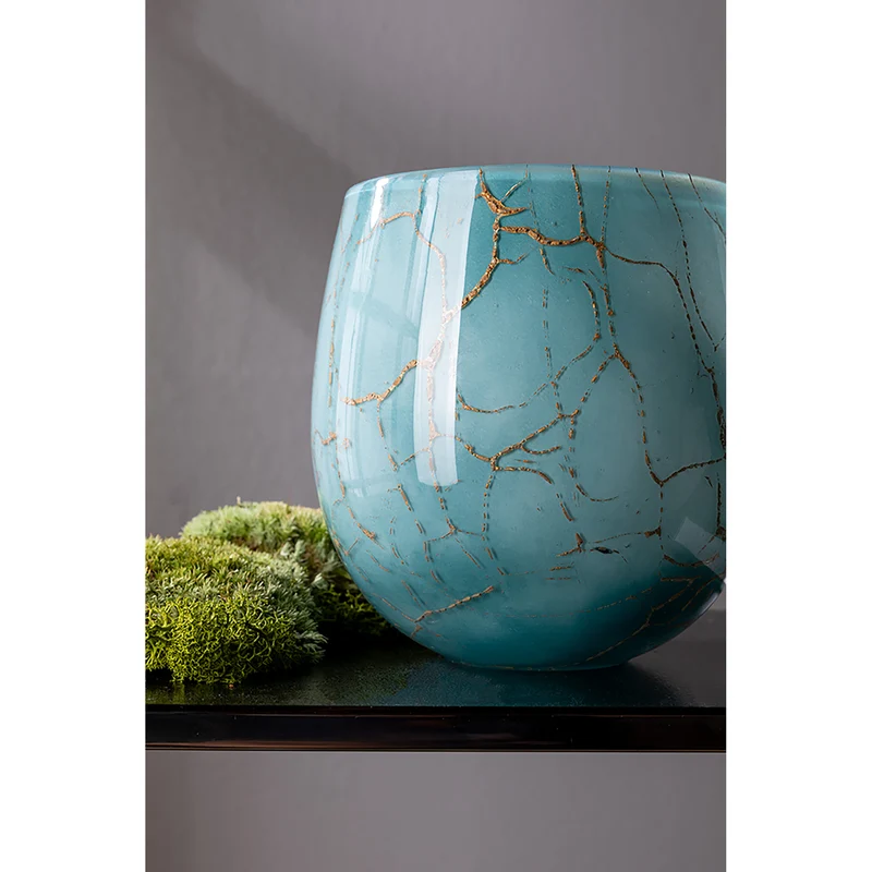 COSMIC Vase goldfarben
