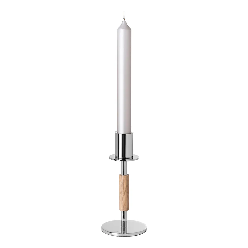 PORTERO Leuchter silberfarben