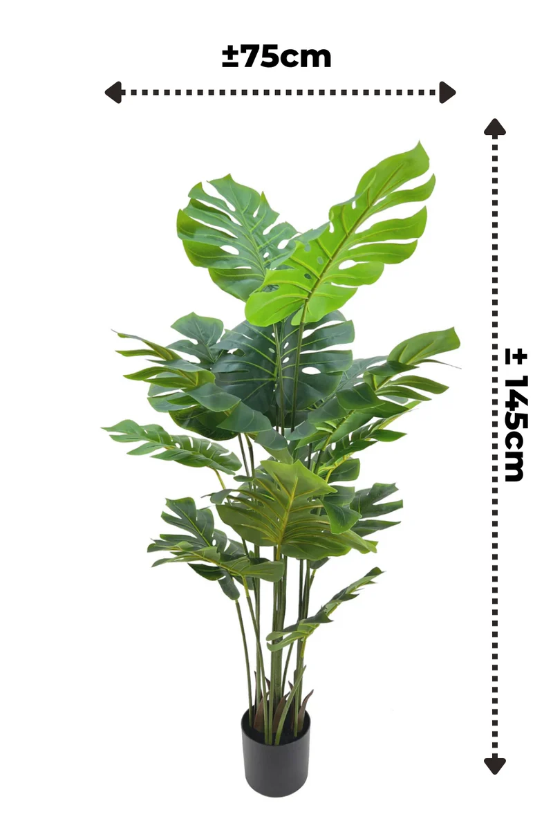 Monstera Kunstpflanze 145cm