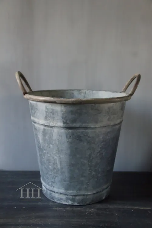 Zinken emmer met handvatten - 35 cm