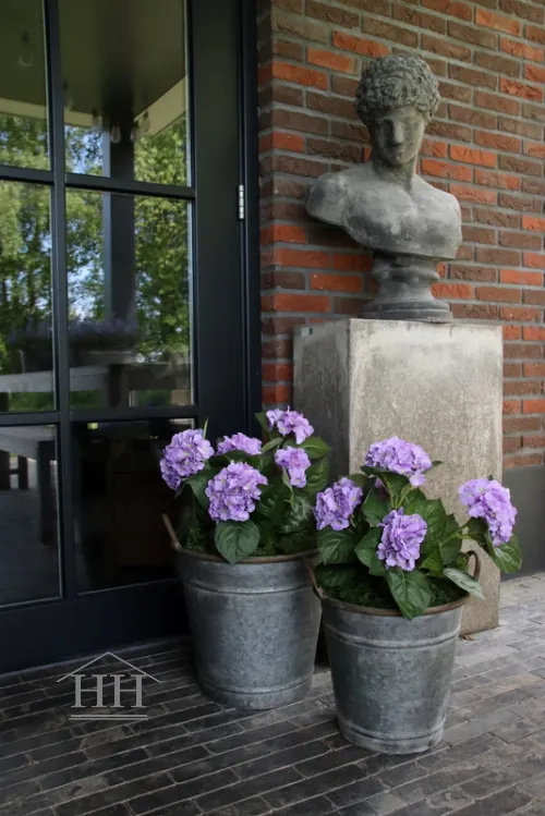Zinken emmer met handvatten – 30 cm
