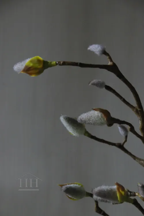 Magnolia kunsttak - 58cm