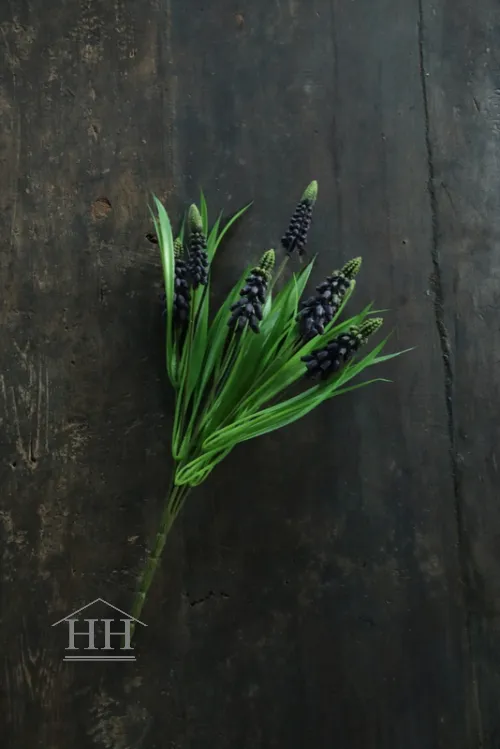 Kunst aubergine paarse druifjes bosje