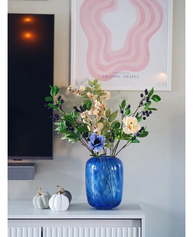 Kunsttak Berry 76 cm paars