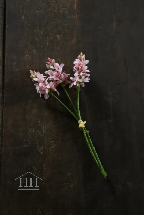 Kunst hyacint roze 30cm - bundel van 3