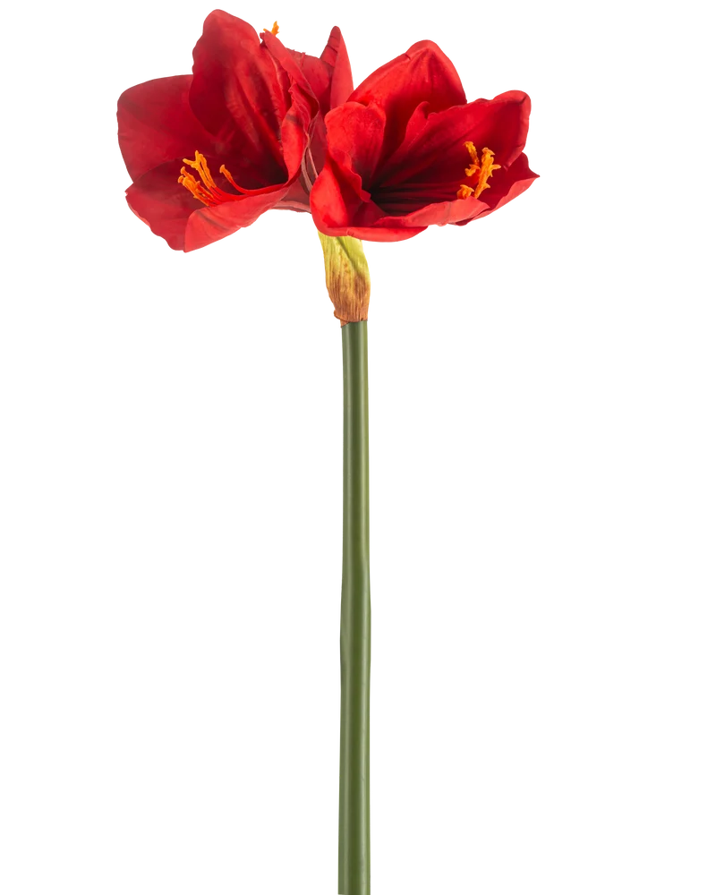 Künstliche Blume Amaryllis rot 66 cm