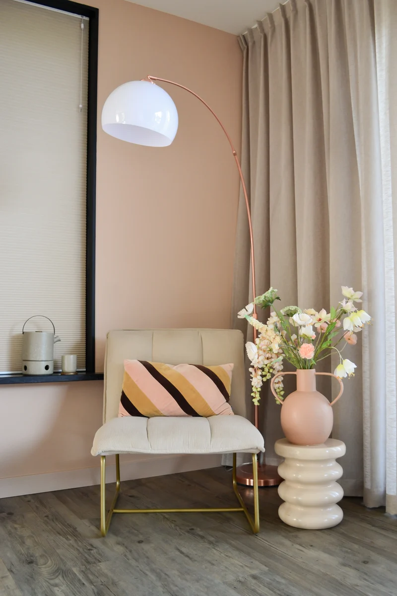 Kunstbloem Fritillary 94 cm wit