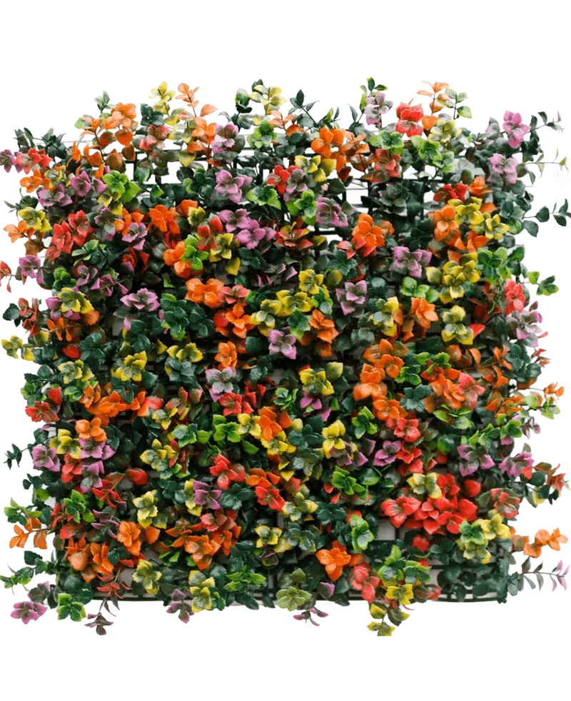 Kunstpflanzen Wand Pachysandra mehrfarbig 50x50 cm UV