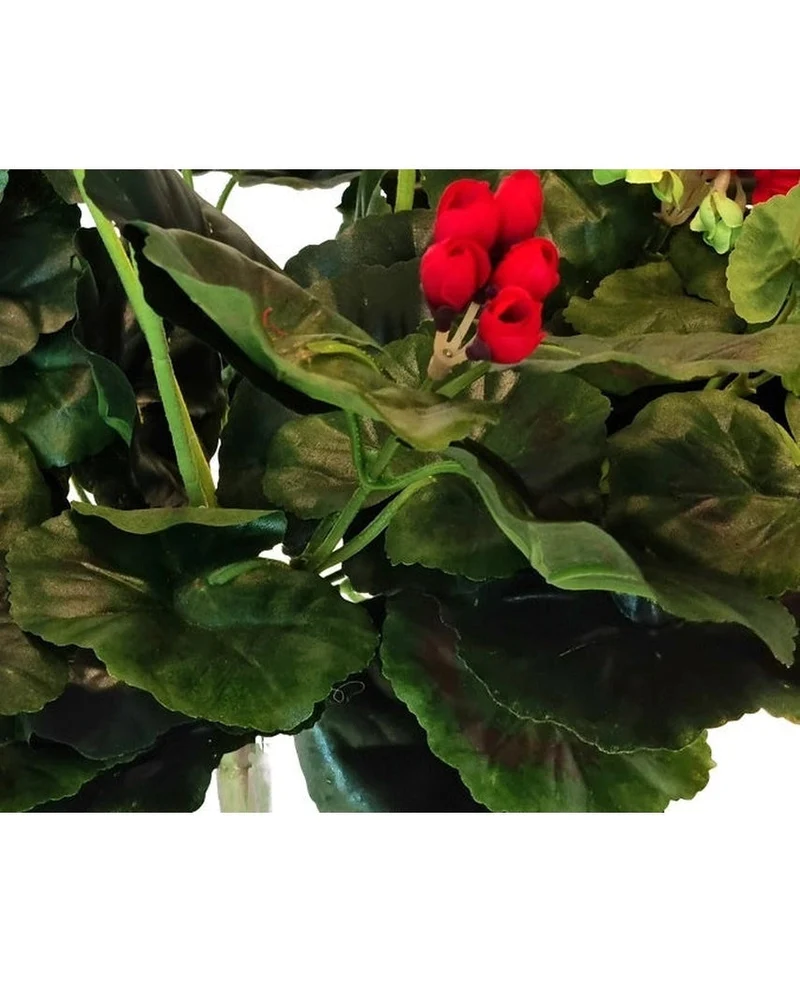 Künstliche Geranie 40 cm rot