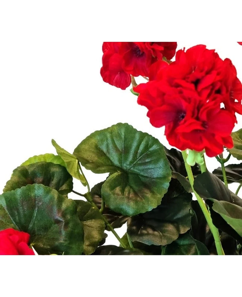 Künstliche Geranie 40 cm rot