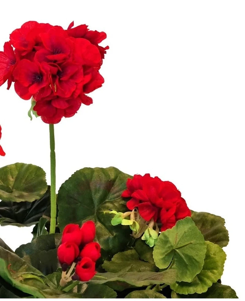 Künstliche Geranie 40 cm rot