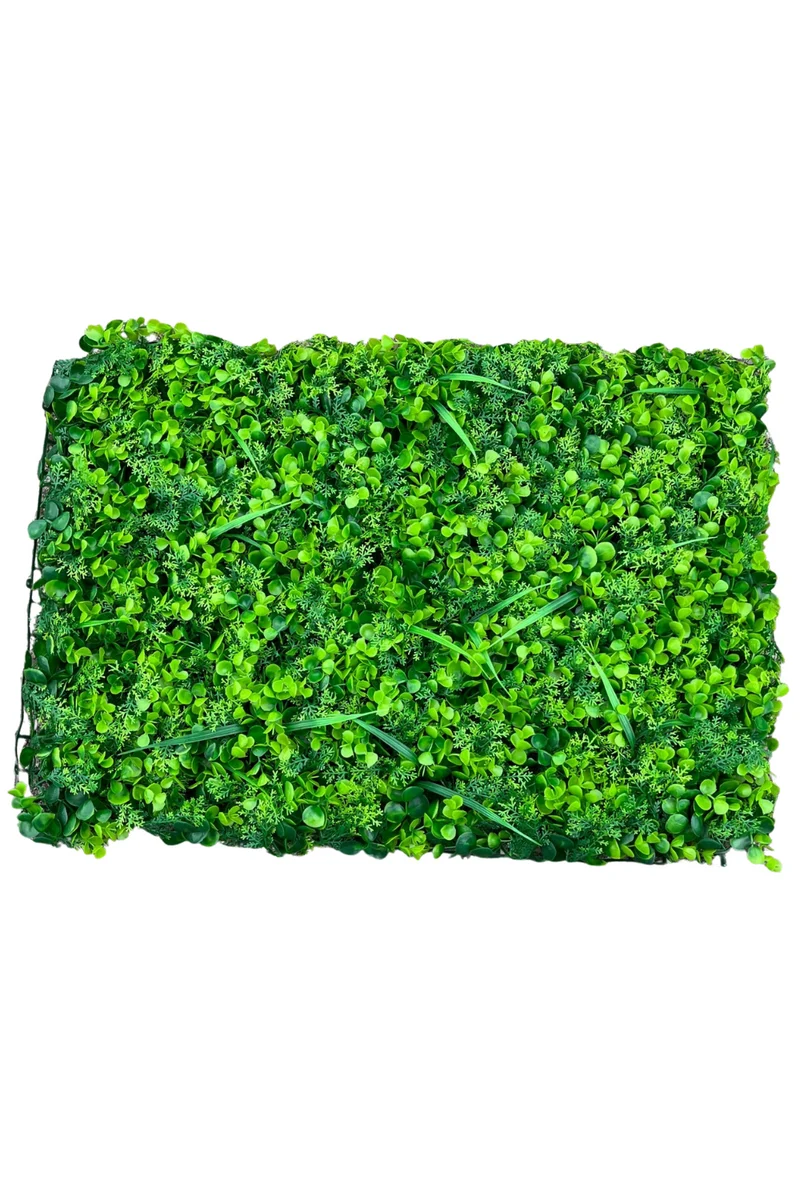 Gemischte Kunsthecke Wandpanel 60x40cm