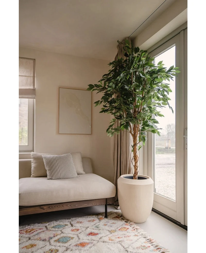 Künstliche Pflanze Ficus Grün 210 cm