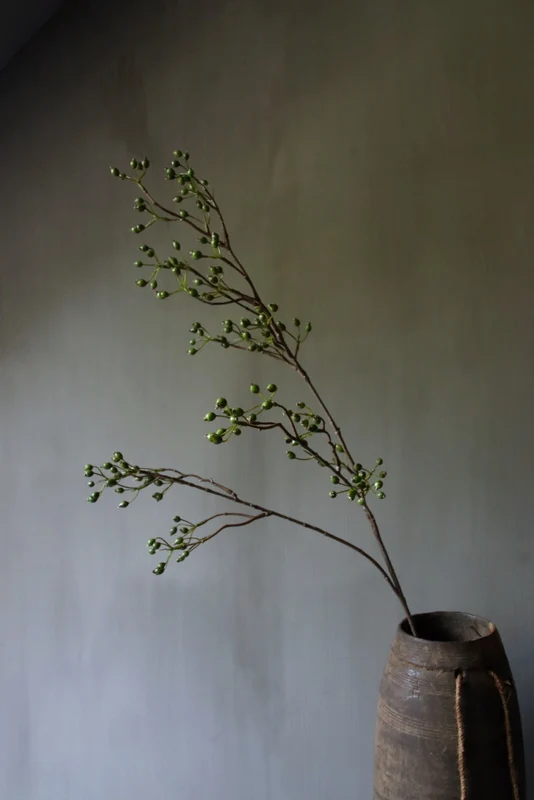 Rozenbottel kunsttak groen - 100cm