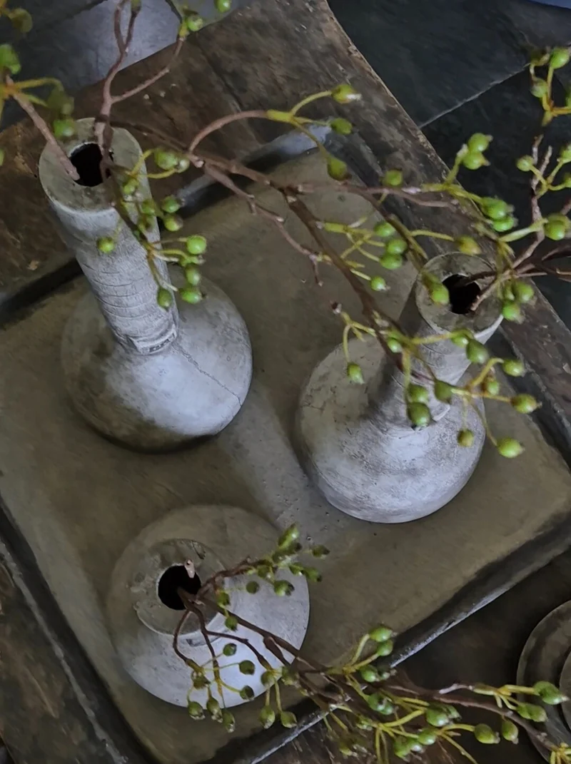 Rozenbottel kunsttak groen - 62cm