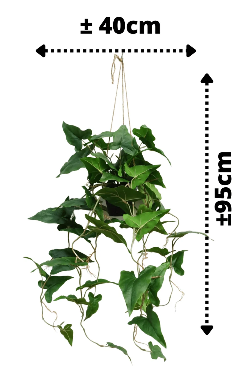 Typhonium künstliche Hängepflanze 95cm