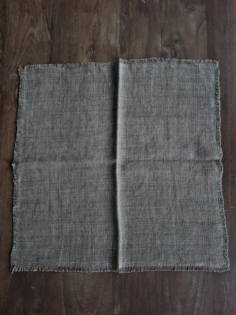 Linnen servet -2 stuks- Azra taupe Luksa 45x45cm
