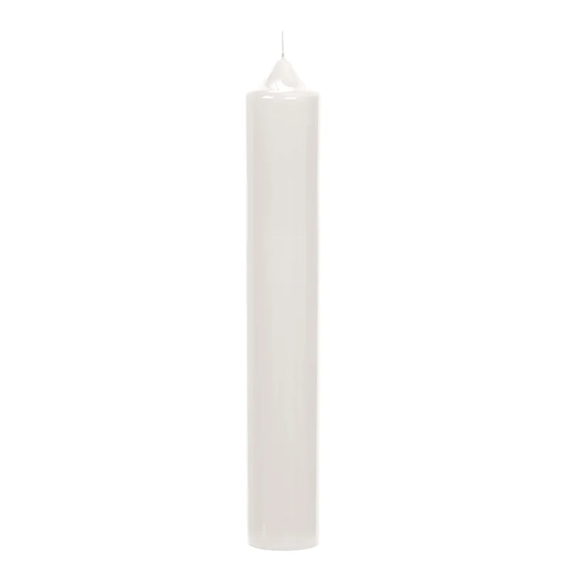 CANDLE gelackte Titankerze weiß