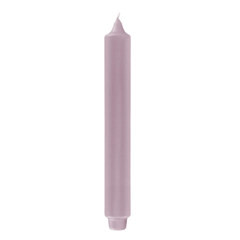 CANDLE metallic Stabkerze rose