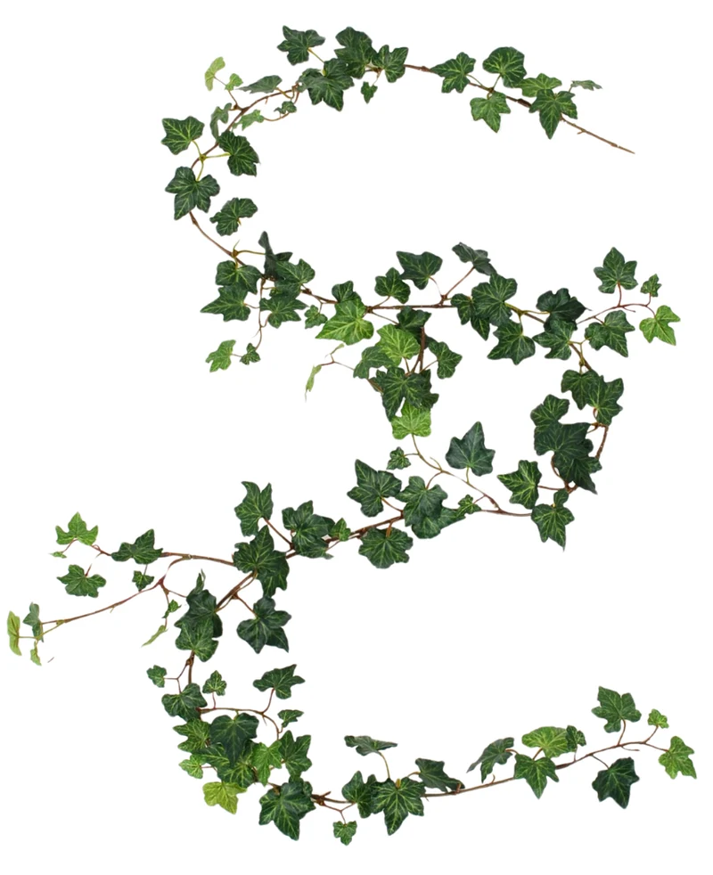 Kunst hangplant Klimop slinger deluxe 180 cm groen