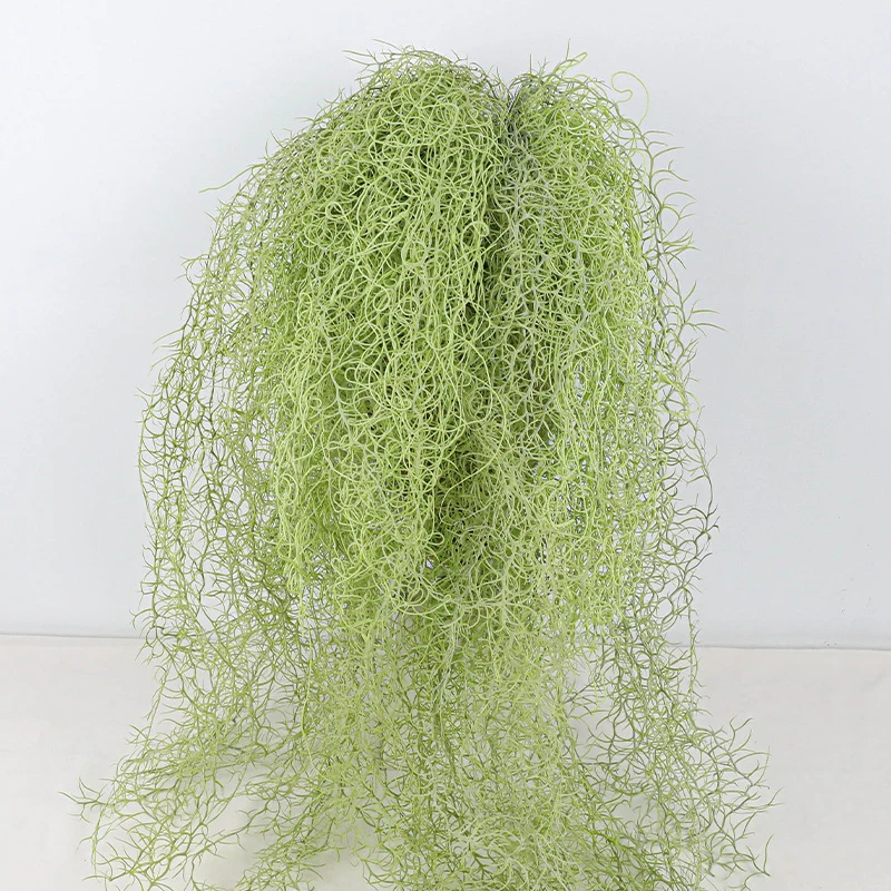 Künstliche Rankpflanze Old Man's Beard (Liebesperlen), 90 cm lang, 2 Stiele, aus Kunststoff, realistisch für Hochzeit, Schaufenster, Innenraum-Dekoration