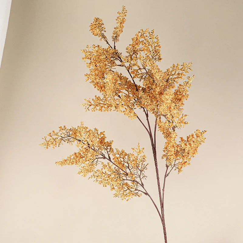 Künstliche Raureifblüten aus Schaumstoff, 108 cm, realistisch, für Hochzeit, Hotel, Festdekoration, ganzjährig