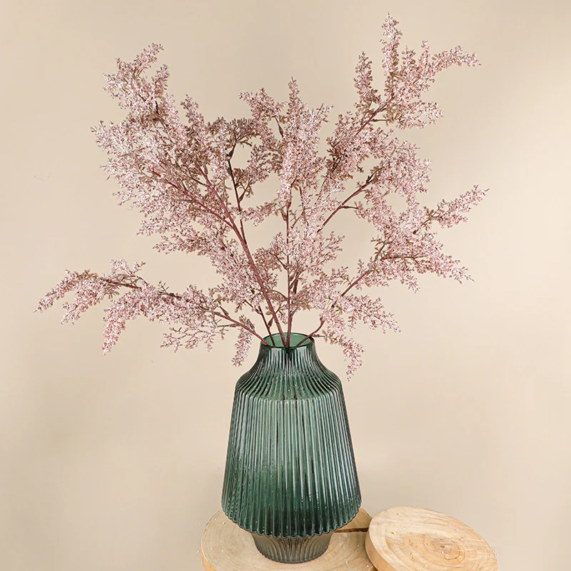 Künstliche Raureifblüten aus Schaumstoff, 108 cm, realistisch, für Hochzeit, Hotel, Festdekoration, ganzjährig