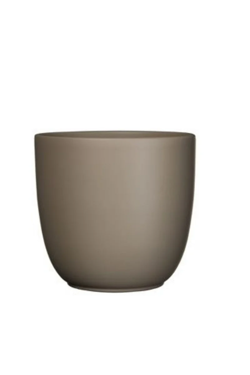 Blumentopf Tusca Taupe 18cm hoch x 20Ø x 18Ø