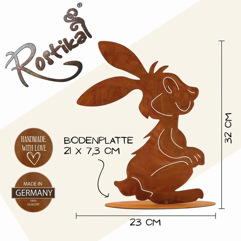Hase Herbert – Osterfigur im Comic-Stil