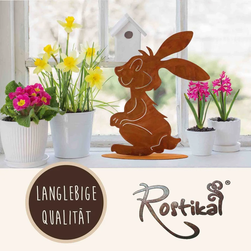 Hase Herbert – Osterfigur im Comic-Stil