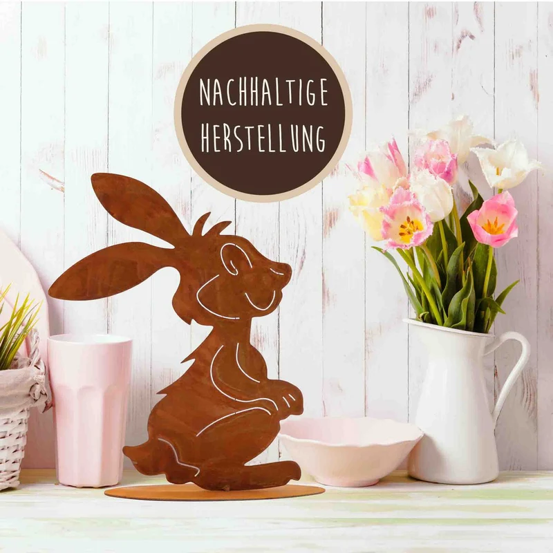 Hase Herbert – Osterfigur im Comic-Stil