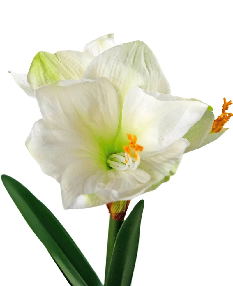 Künstliche Blume Amaryllis weiß 48 cm