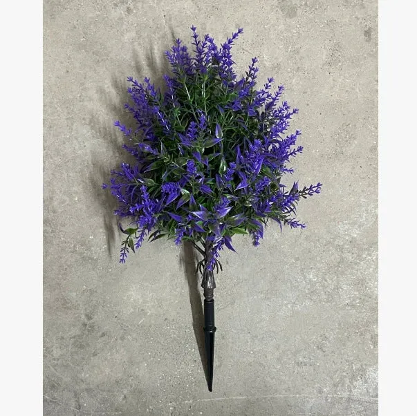 Künstlicher Boston Farn 43 cm, Täuschend echte Farnpflanze mit Erdspieß, 21 cm breit, für Zuhause, Gastronomie, Events & Grabschmuck