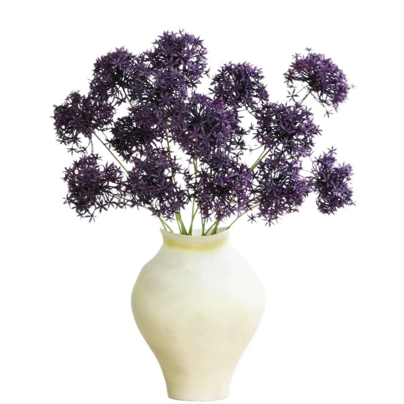 Künstliche Hortensie,62 cm, Kunststoff, realistisch, für Hochzeit, Dekoration, Innen & Außen, lila