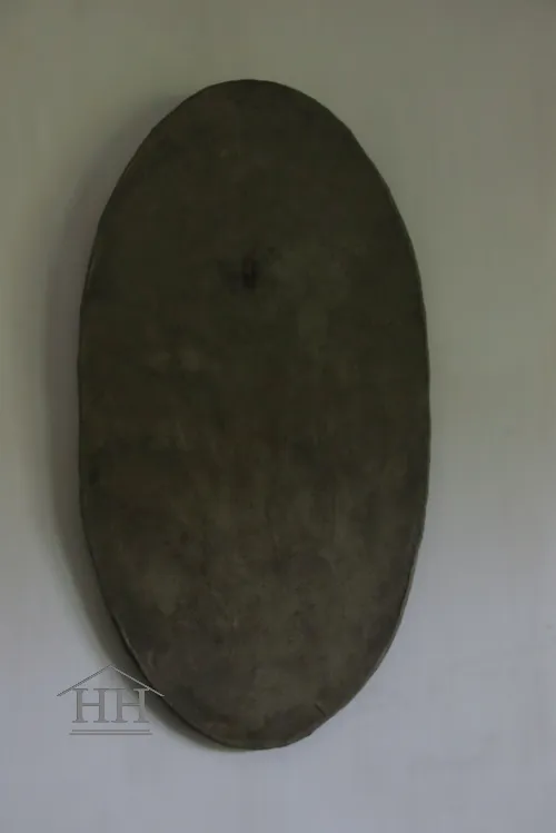 Wandbord ovaal 82,5 cm met decoratieve haak