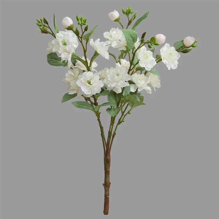Künstliche Kamelienblüten aus Seide, 45 cm, realistische Blumen für Hochzeit, Dekoration, Floristik, 4 Farben