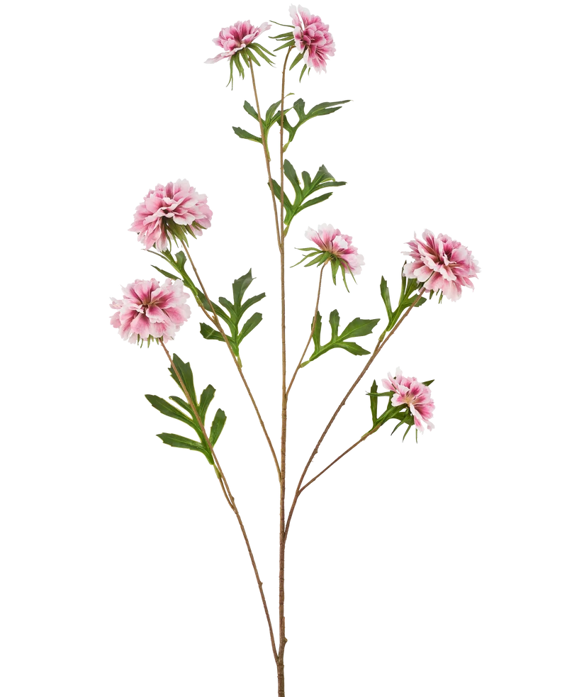 Künstliche Kornblume 112 cm rosa