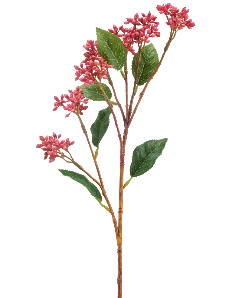 Künstliche japanische Beere 62 cm dunkelrosa