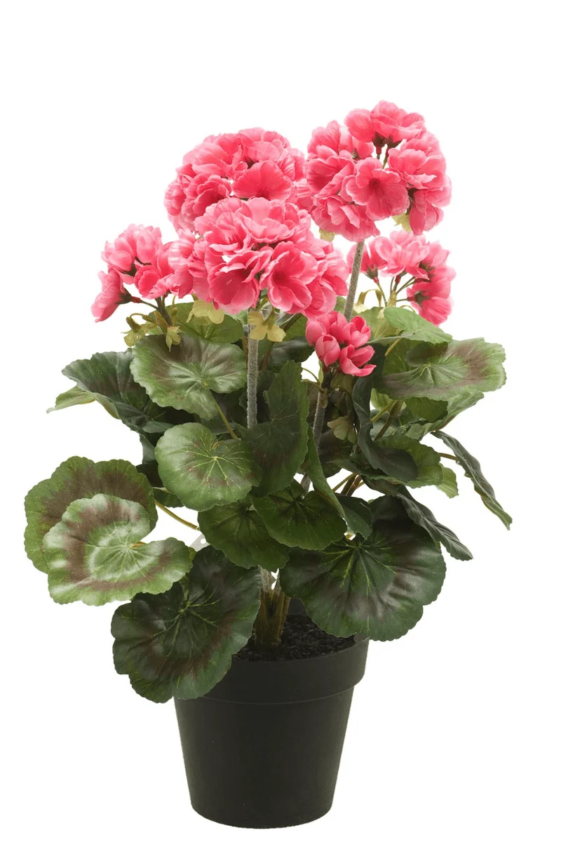 Geranie Kunstpflanze Rosa 35cm