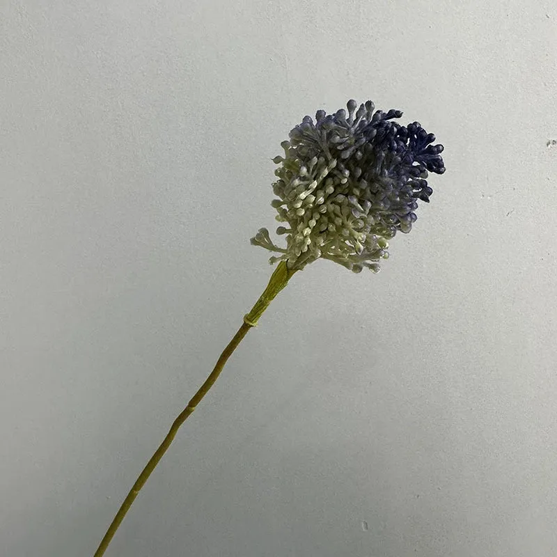 Künstlicher Allium Stiel 64 cm, Realistischer Zierlauch Dekozweig, Hochwertige Kunstblume für Vase, Hochzeit & Floristik, Langlebige Deko