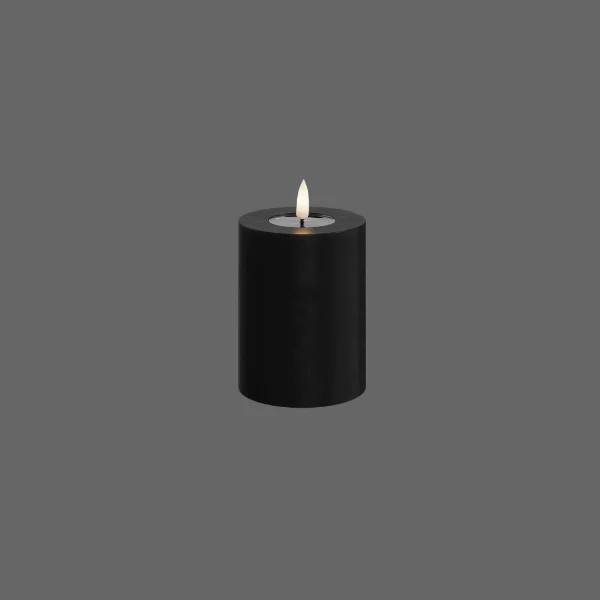 Led kaars zwart - Deluxe Homeart