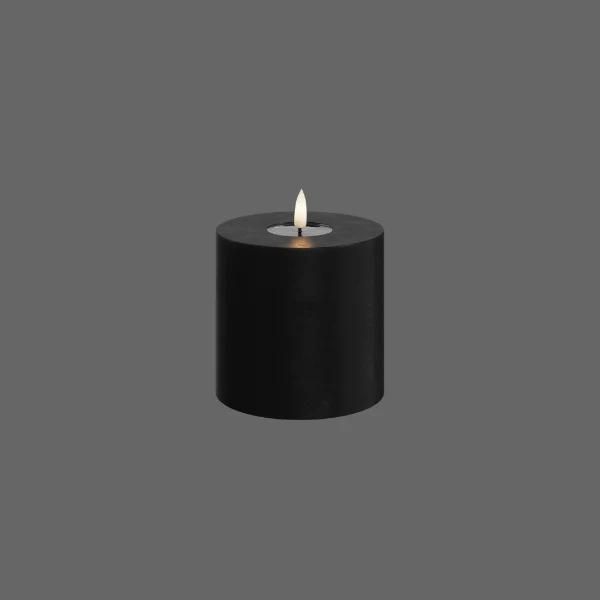 Led kaars zwart - Deluxe Homeart