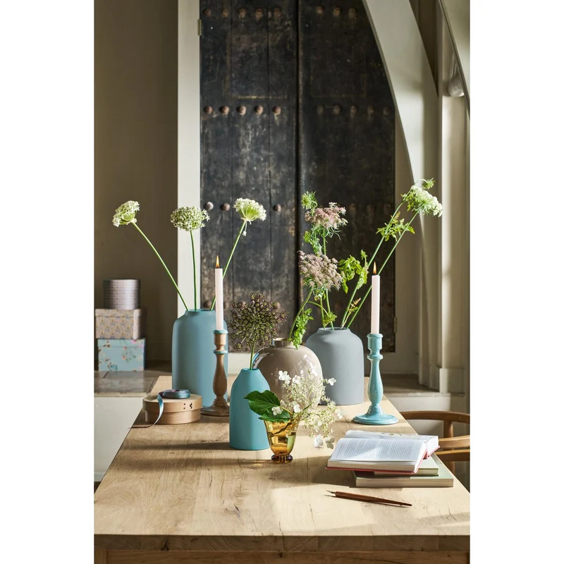 Keramikvase Matt Grey – Mattgrau, 24 cm