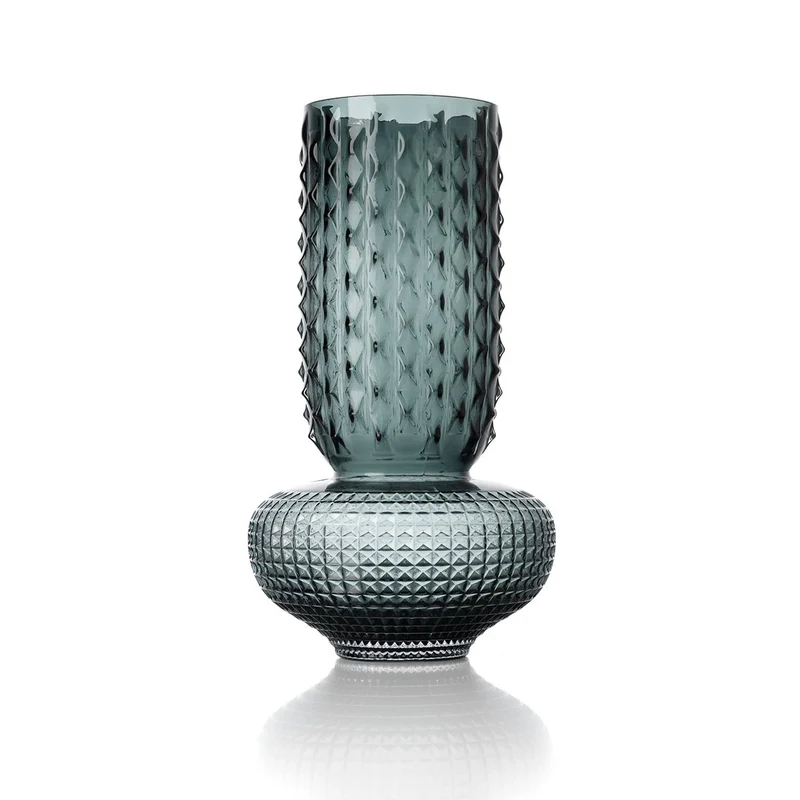 Die Sapphire Jewel Vase – Blau – L