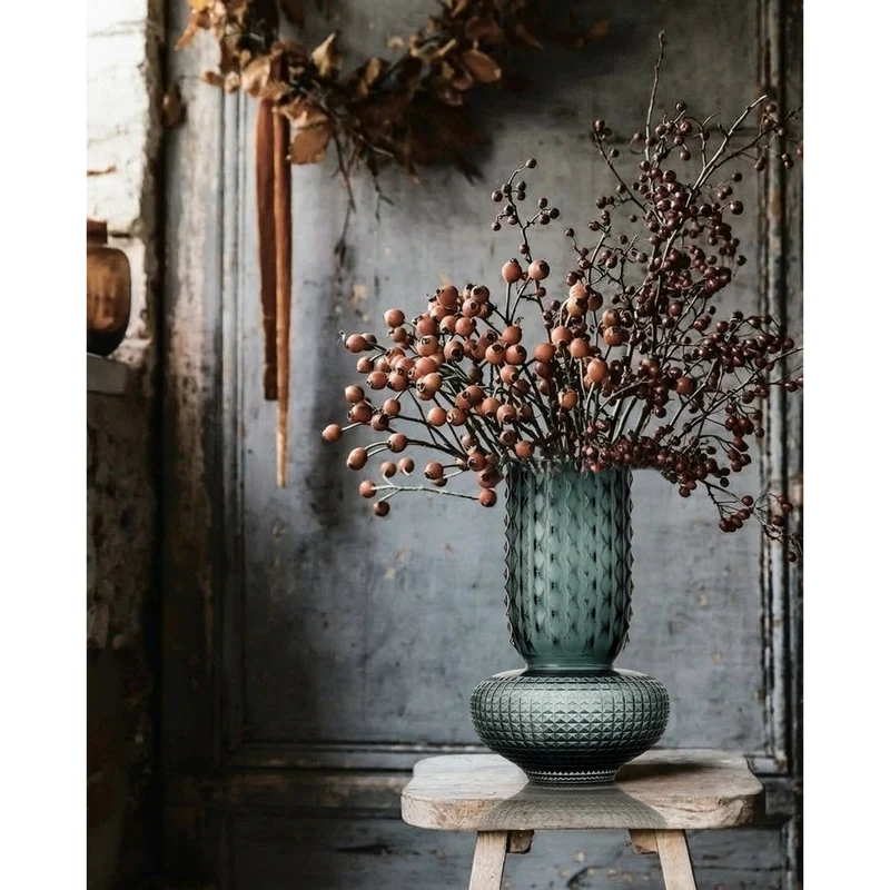 Die Sapphire Jewel Vase – Blau – L
